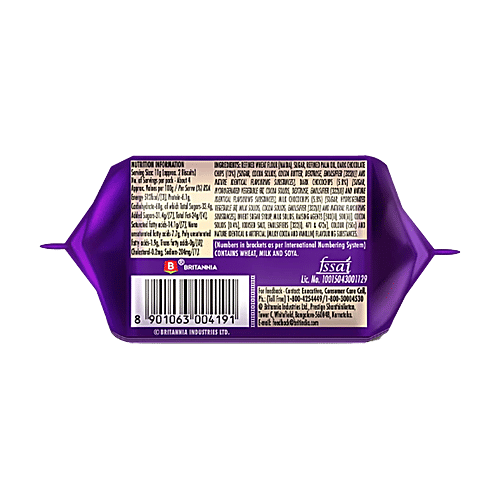 Britannia Good Day Cookies - Chocochip, 6x44 g Multipack 