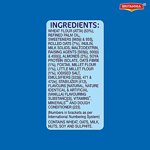 Britannia NutriChoice Essentials - Oats Cookies With No Added Sugar, 2x150 g Multipack 