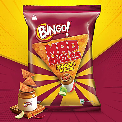 Bingo Mad Angles - Achaari Masti, 3x72.5 g Multipack 