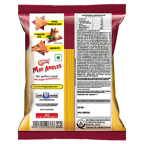 Bingo Mad Angles - Achaari Masti, 6x80 g Multipack 