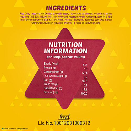 Bingo Mad Angles - Achaari Masti, 6x80 g Multipack 