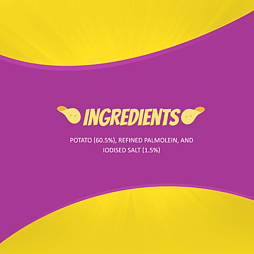 Bingo Potato Chips Original Style - Salt Sprinkled, 6x25.5 g Multipack 