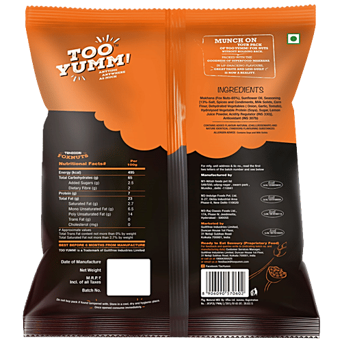 Too Yumm! Foxnuts - Tandoori, 3x14 g Multipack 