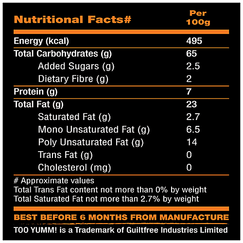 Too Yumm! Foxnuts - Tandoori, 3x14 g Multipack 