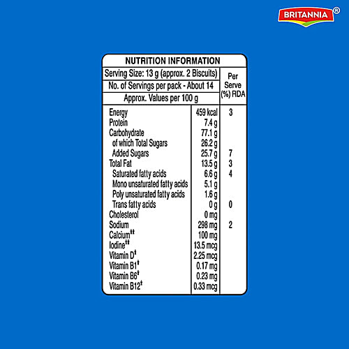 Britannia Biscuits - Milk Bikis, 3x150 g Multipack 