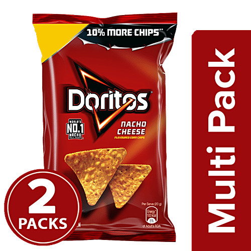 Buy Doritos Nacho Crunchy, Nachos Chips, Snacks Cheese, Party Pack