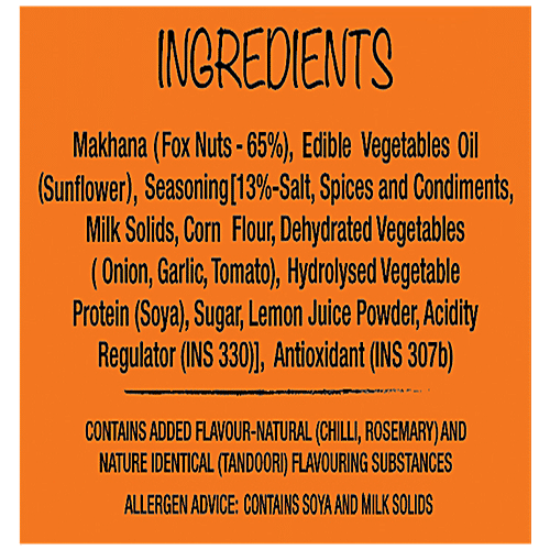 Too Yumm! Foxnuts - Tandoori, 2x30 g Multipack 