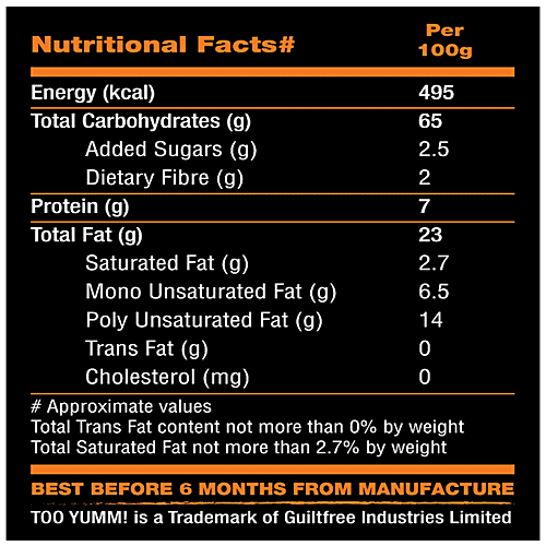 Too Yumm! Foxnuts - Tandoori, 2x30 g Multipack 