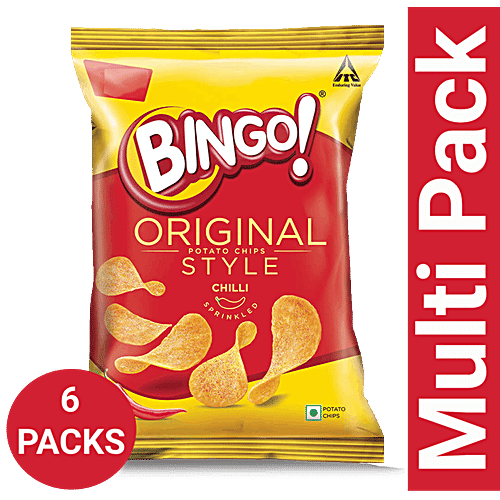Buy Bingo! Yumitos Potato Chips Original Style, Chilli Sprinkled