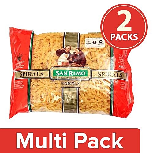 San Remo Pasta - Spirals, 2x500 g Multipack 