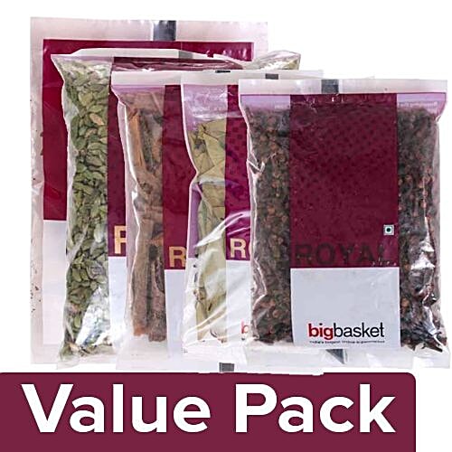 bb Royal Star Anise 20G + Cardamom Green 20G + Cassia 100G + Bay Leaf 50G + Cloves 50G, Combo 5 Items 
