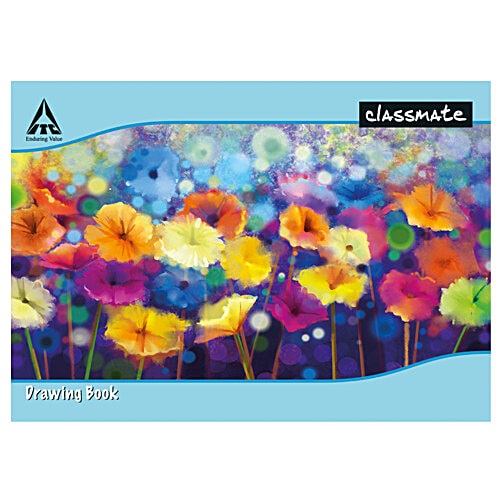 Classmate Drawing Book - A4, Unruled, 3 x 40 Pages Multipack 