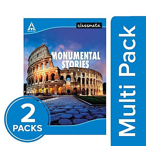 Classmate Notebook - A4, Ruled, Single Line, 400 Pages, 2x1pc Multipack 