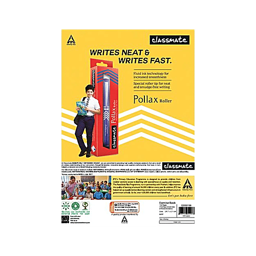 Classmate Single Line 140 Pages A4 Long Notebook, 3x1 pc (Multipack) 