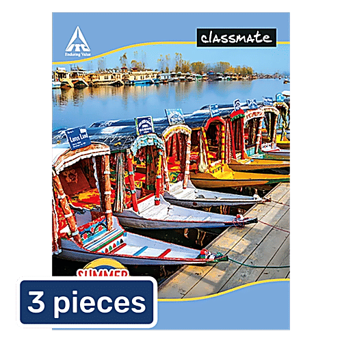 Classmate Four Lines 172 Pages King Size Notebook, 3x1 pc (Multipack)
