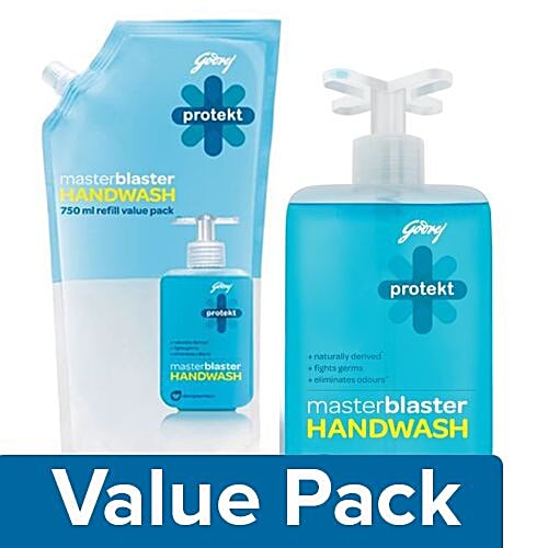 Buy Godrej Protekt Hand Wash Masterblaster 725ml + Masterblaster