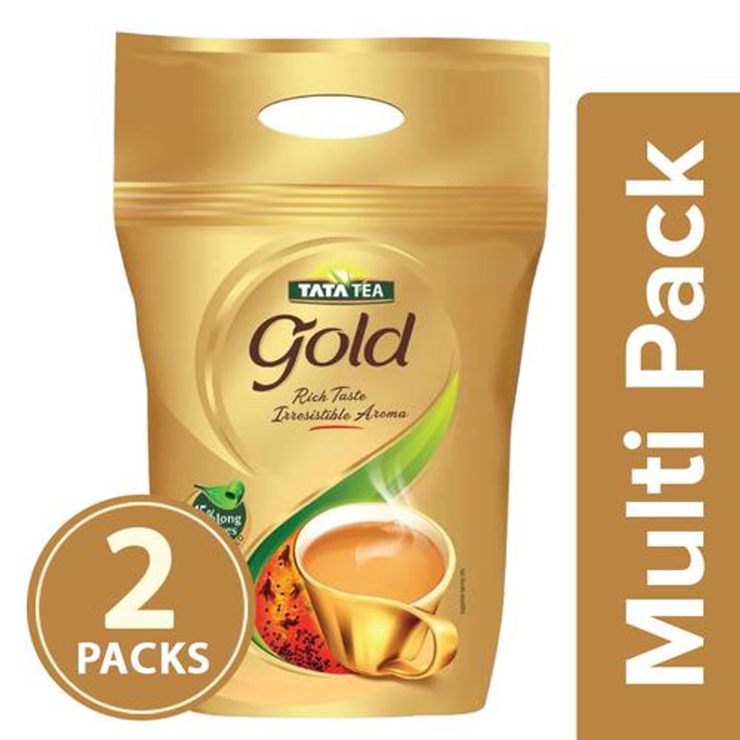 Tata Tea Gold Leaf Tea, 2x1 kg Multipack