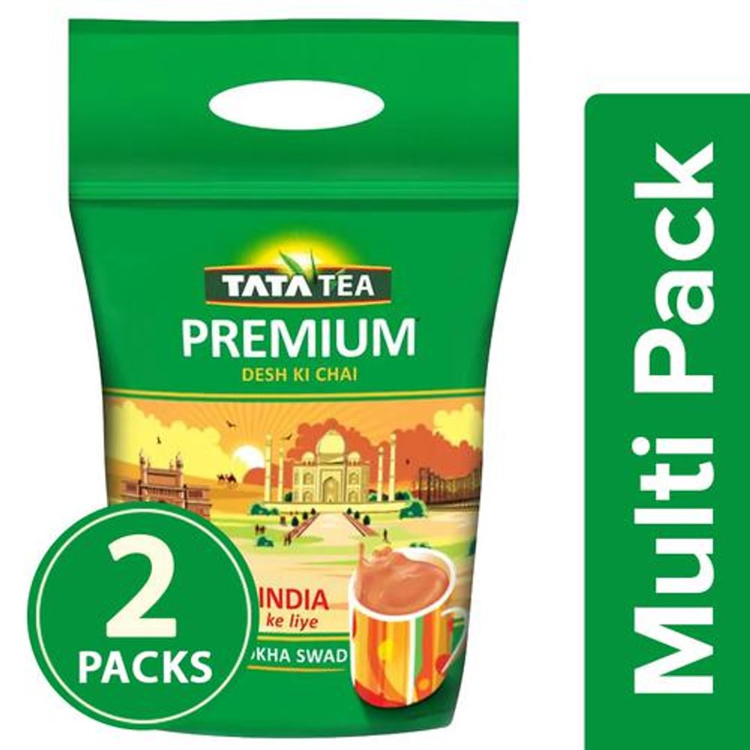 Tata Tea Premium Leaf Tea, 2x1 kg Multipack