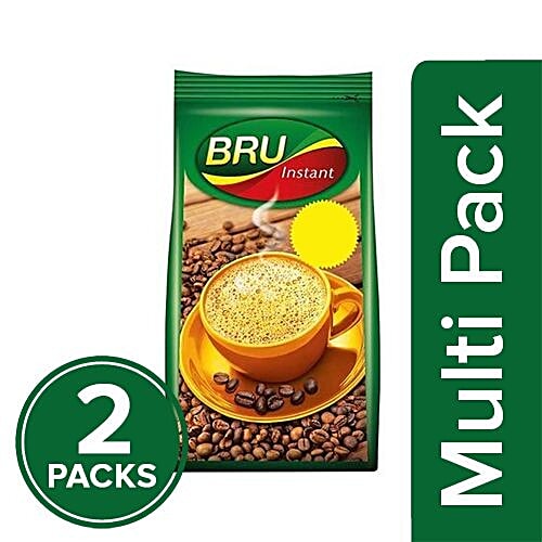 BRU Instant Coffee, 2x200 g Multipack 