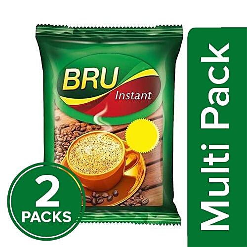 Bru  Instant Coffee, 2x50 g Multipack 