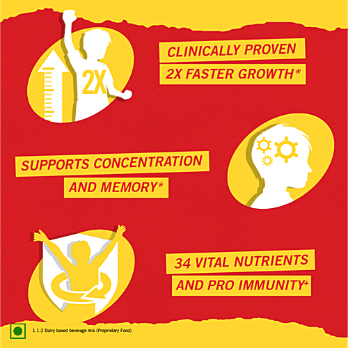 Complan Nutrition Drink Powder - For Kids, Kesar Badam Flavour, 2x500 g (Multipack) 