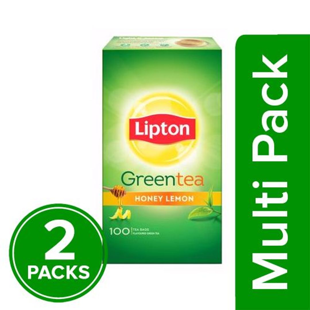 Lipton Green Tea - Honey Lemon, 2x100 pcs Multipack