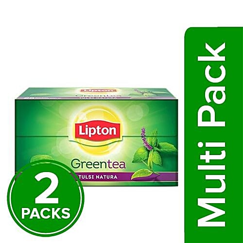 Lipton  Green Tea - Tulsi Natura, 2x25 pcs Multipack 