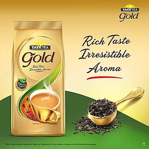 Tata Tea Gold Leaf Tea, 2x500 g Multipack 