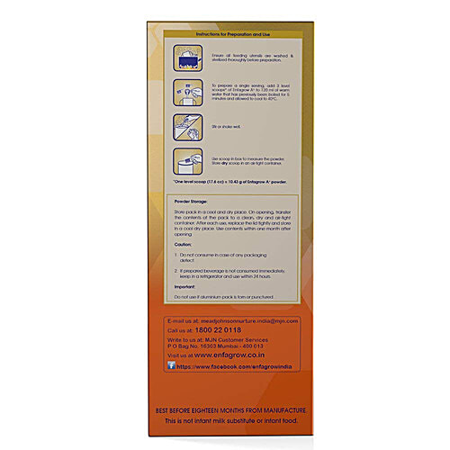 Enfagrow Milk Powder - Vanilla, Nutritional, 2 Years & Above, A+, 3x750 g Multipack 