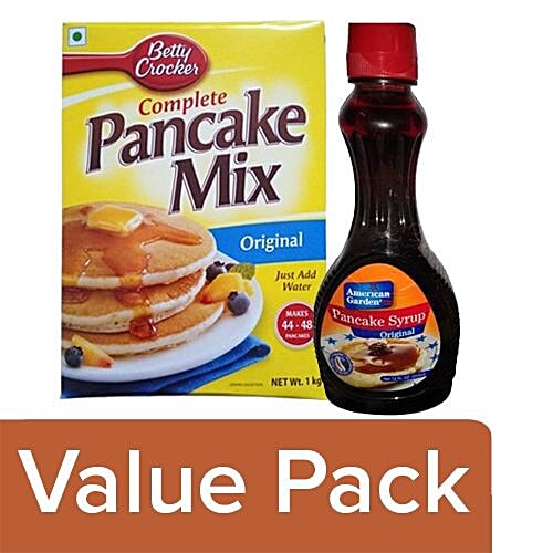 Buy bb Combo Betty Crocker Mix Pancake 1 Kg + American Garden Syrup