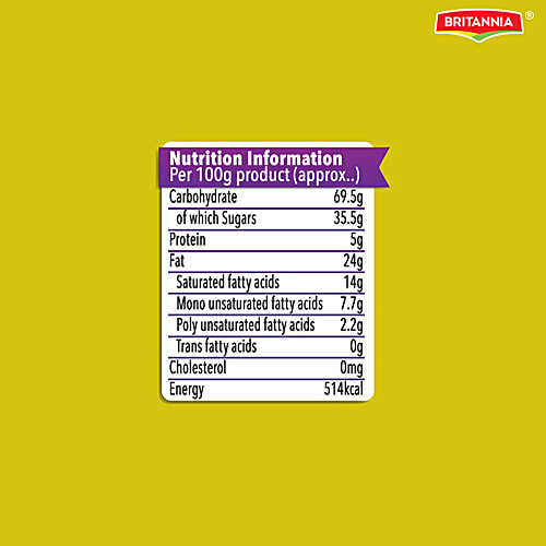 Britannia Treat - Crazy Pineapple Cream Biscuits, 12x64 g Multipack 