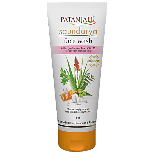 Buy Patanjali Face Wash Saundarya Online at Best Price of Rs 120