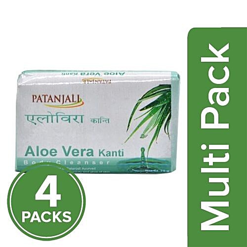 Buy Patanjali Aloe Vera Kanti Body Cleanser Soap 75 gm Online at Best