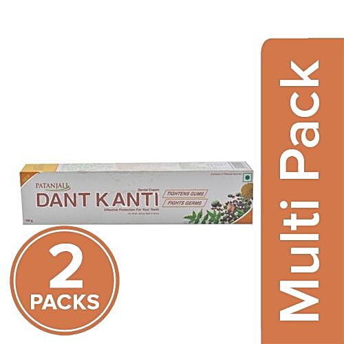 Patanjali Dant Kanti - Dental Cream, 2x200 g Multipack 