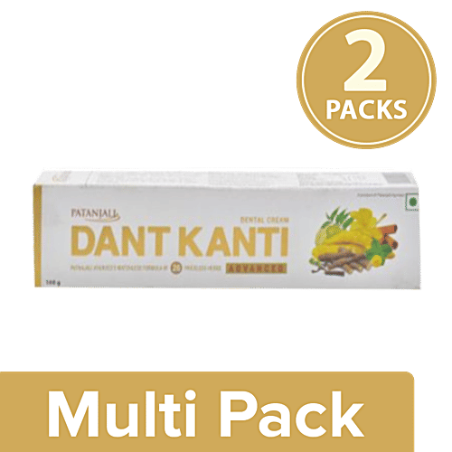 Patanjali Dant Kanti - Advance, 2x100 g Multipack 
