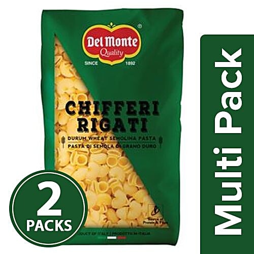 Del Monte Pasta - Chifferi Rigati, 2x500 g Multipack 