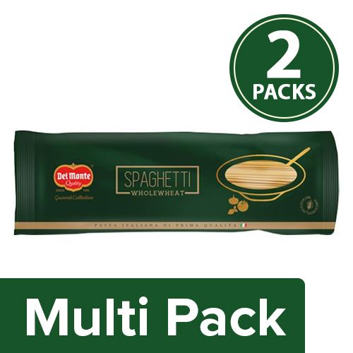 Del Monte  Spaghetti - Whole Wheat, 2x500 g Multipack 