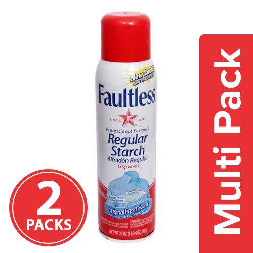 Faultless Spray Starch - Regular, 2x567 g Multipack 