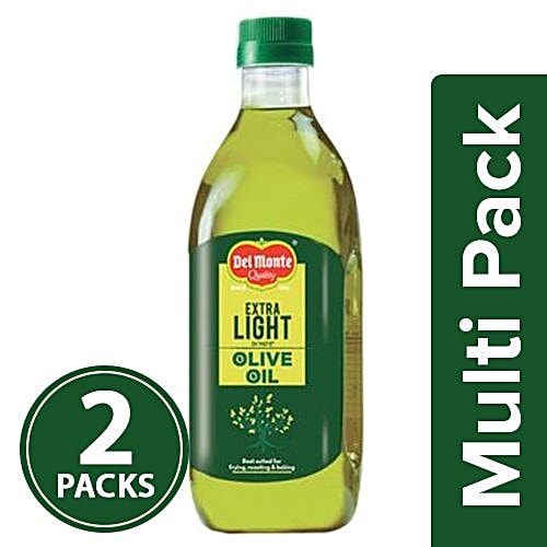 Del Monte Olive Oil - Extra Light, 2x1 L Multipack 