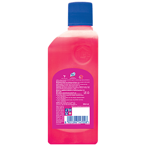 bb Combo Harpic Disinfectant Toilet Cleaner Original200ml+Lizol Floor Cleaner Floral200ml, Combo 2 Items 