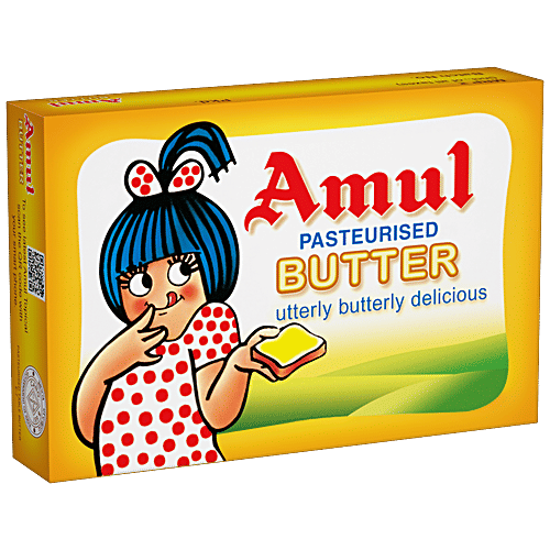 Amul Butter - Pasteurized, 4x100 g Multipack 