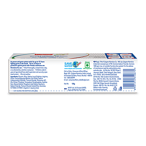 Colgate Total Advanced Health Anticavity Toothpaste, 2x120 g (Multipack) 