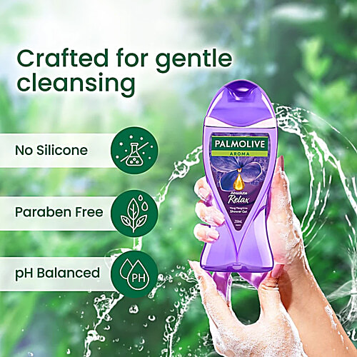 Palmolive Aroma Absolute Relax Shower Gel - With Ylang Ylang Essential Oil & Iris Extract, 2x250 ml Multipack 