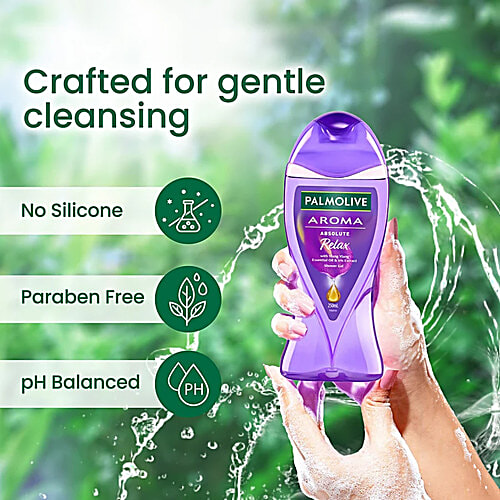 Palmolive Aroma Absolute Relax Shower Gel - With Ylang Ylang Essential Oil & Iris Extract, 2x250 ml Multipack 