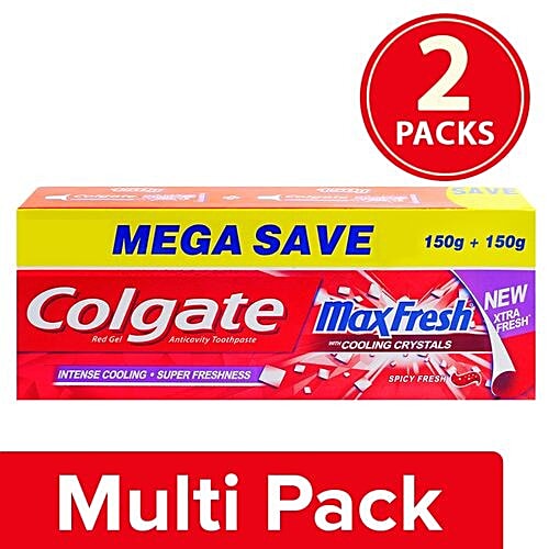Buy Colgate Toothpaste Maxfresh Spicy Red, Gel Online at Best Price