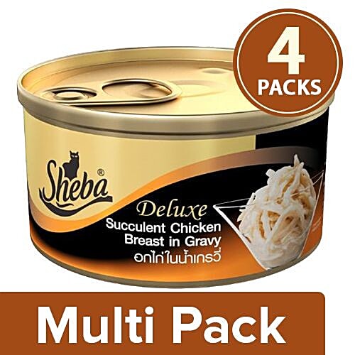 Buy SHEBA Premium cat Food Succulent Chicken Breast in Gravy Online