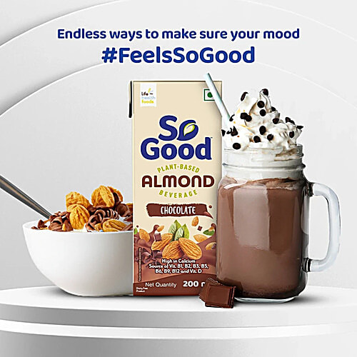 So Good Almond Milk - Chocolate, 200 ml Multipack 