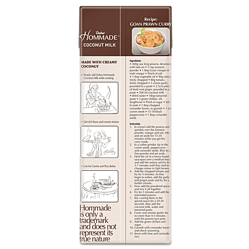 Dabur Hommade - Coconut Milk, 3x200 ml Multipack 