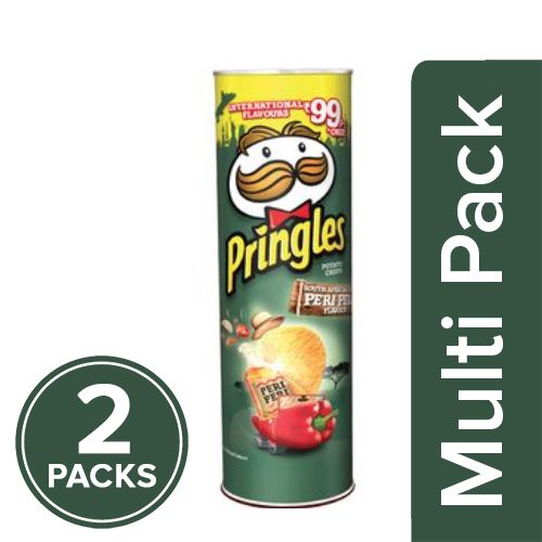 Buy Pringles Potato Crisps South African Style Peri Peri Flavour 110 Gm ...