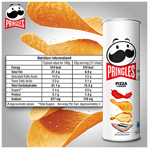 Buy Pringles Potato Crisps Pizza Flavour Online at Best Price of Rs
